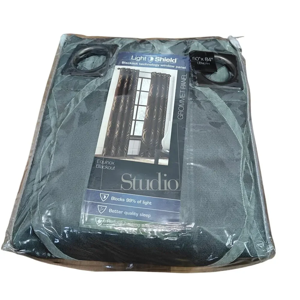 JCP Studio Equinox Blackout Grommet Curtain Drape Panel 50 X 84